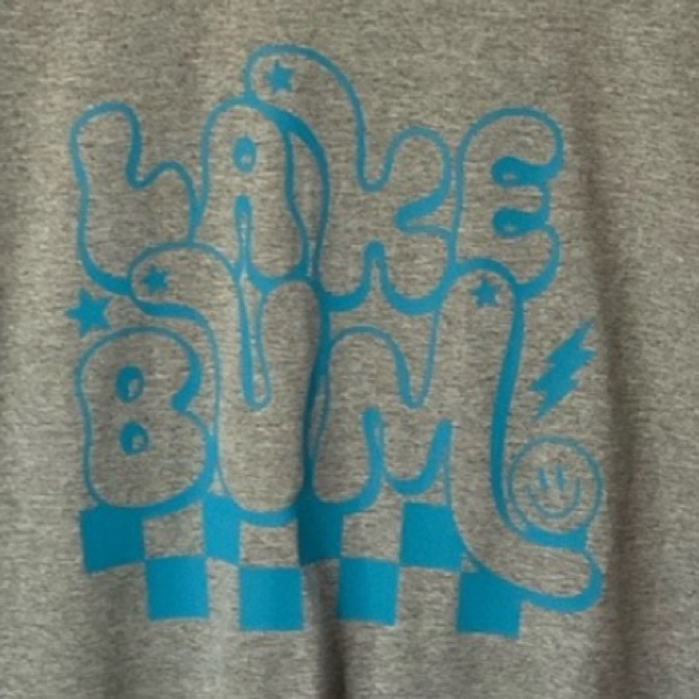 Lake Bum, Gray Color Womens T-Shirt Size LARGE or Men’s T-Shirt
